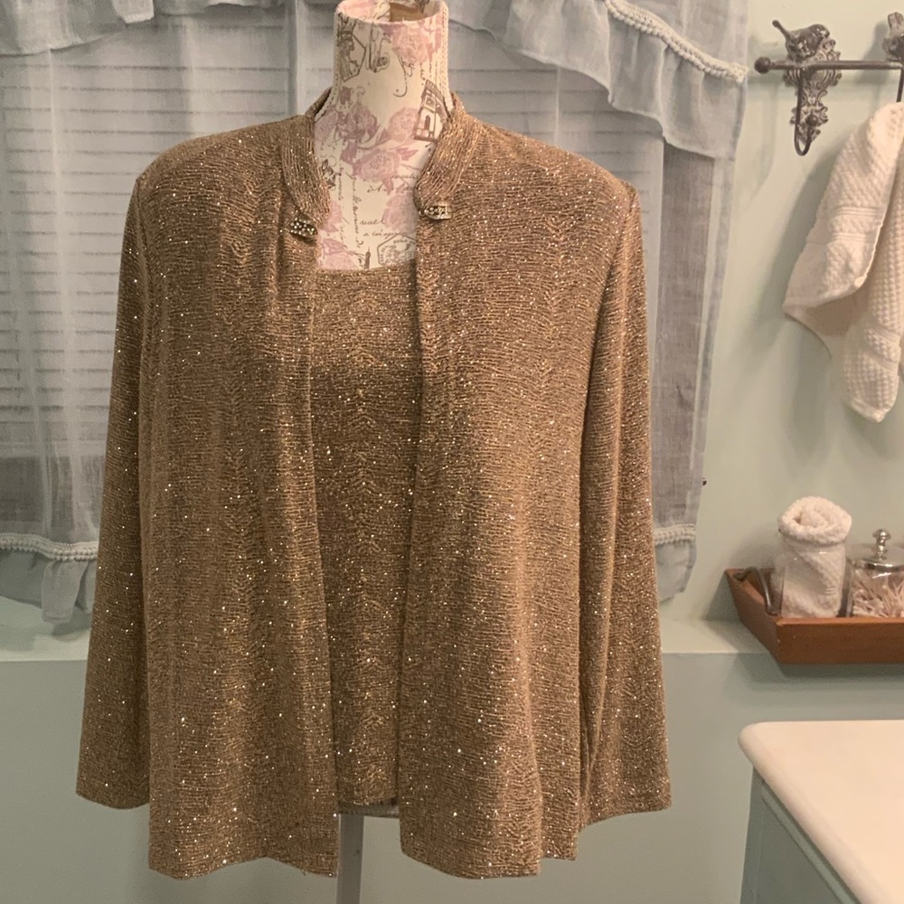 R&M Richards Plus Size Special Occasion Dress top set